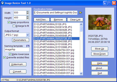 Image Resize Tool